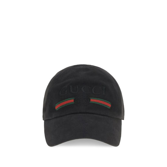 Black Cotton Cap (Baseball Hat)