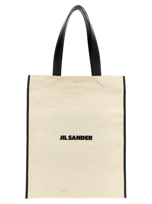Bicolor Jute Tote Bag