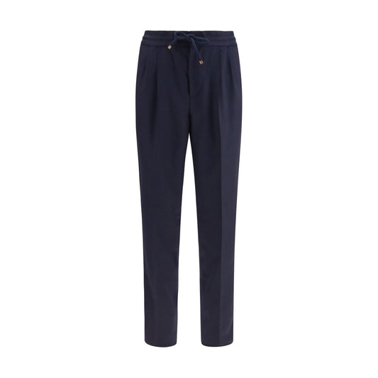 Blue Wool Oves Aries Casual Pants