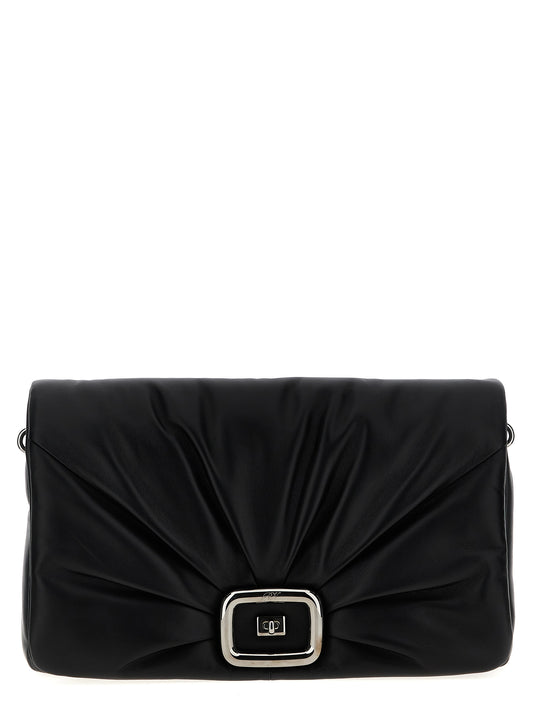 Black Leather Shoulder Bag