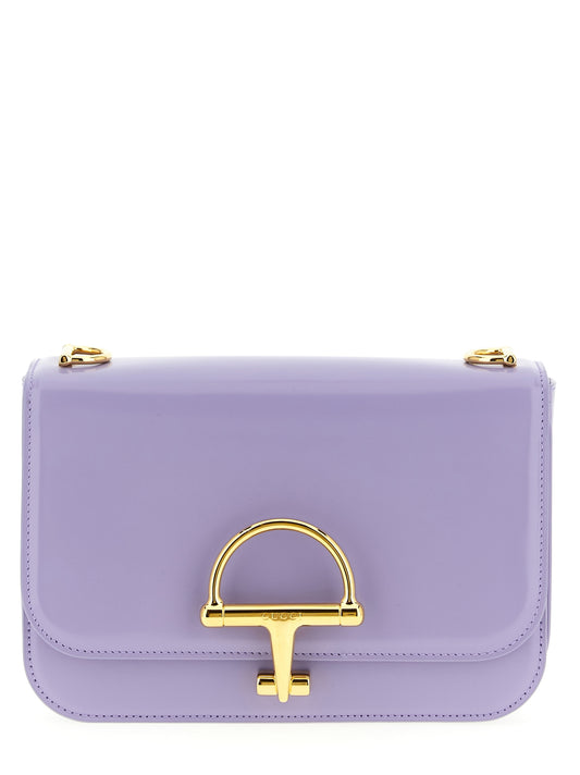 Purple Calfskin Shoulder Bag