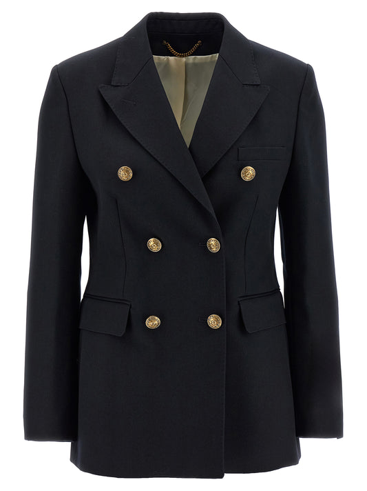 Blue Polyester Blazer