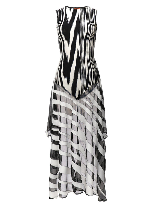 Bicolor Viscose Bodysuit