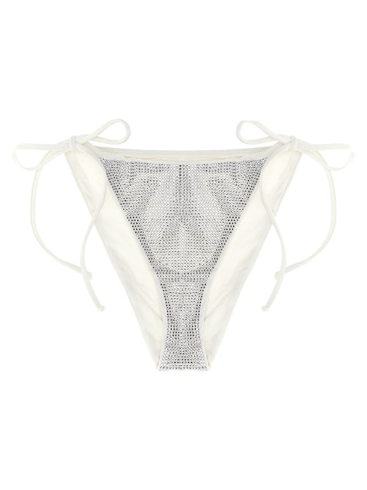 White Polyamide Swim Briefs