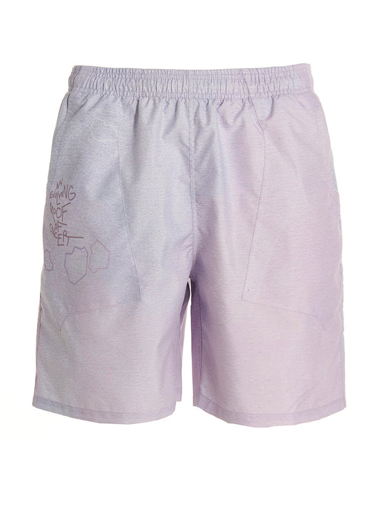 Purple Polyethylene Shorts