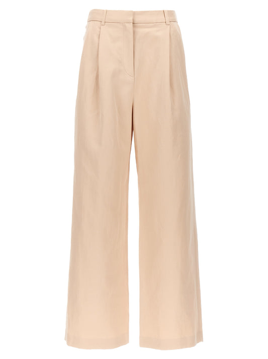 Multicolor Cotton Casual Pants