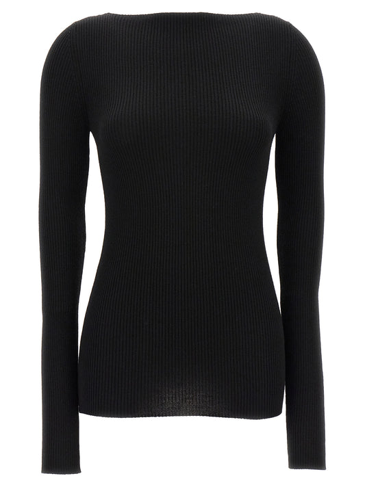 Black Wool Cardigan