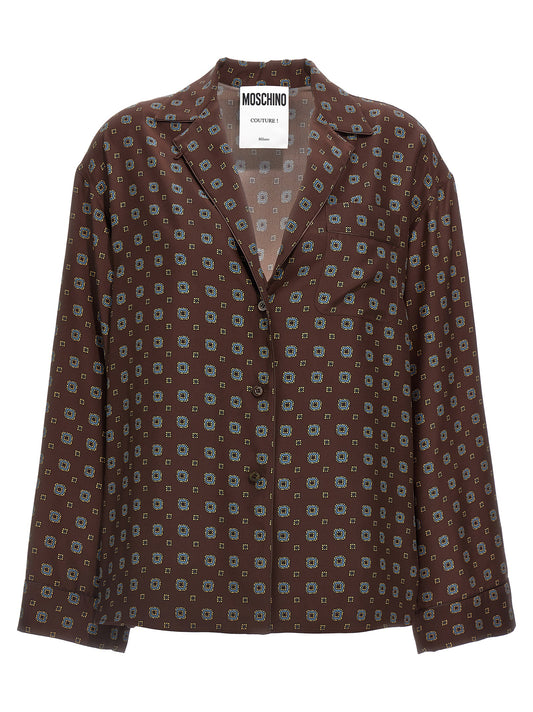 Brown Silk Blouse