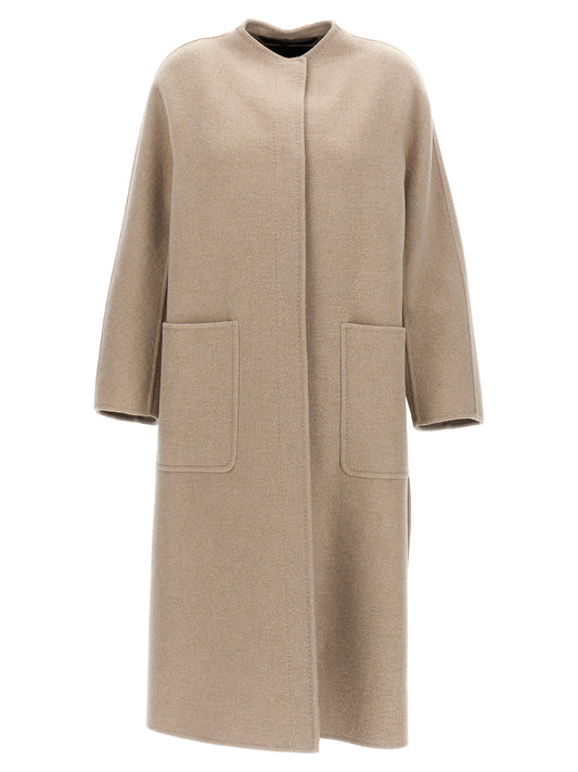 Beige Cashmere Coat
