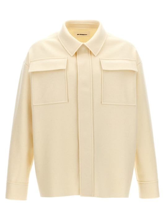 White Wool Blouse