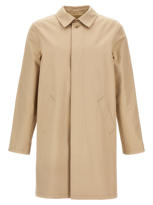 Beige Cotton Coat