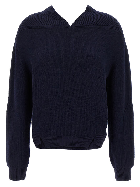 Blue Wool Cardigan