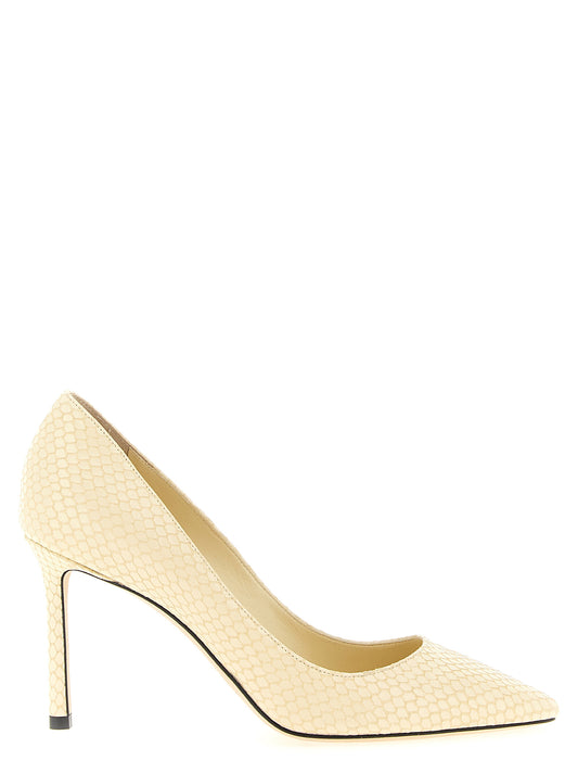 Multicolor Leather High Heel Pumps