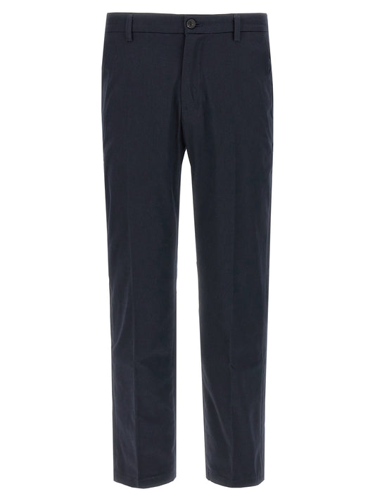 Gray Cotton Cropped Pants