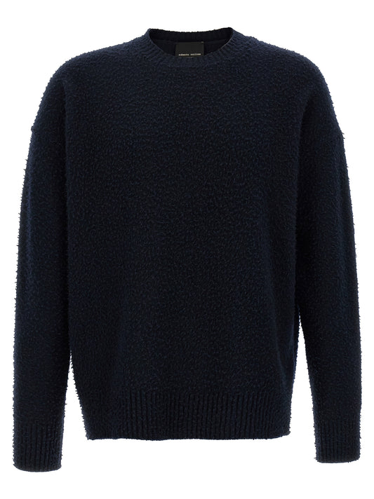 Blue Merino Wool Cardigan