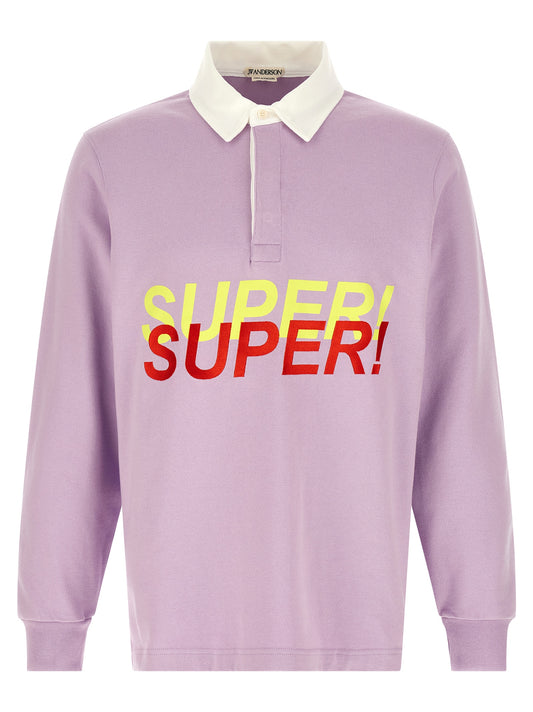 Purple Cotton Polo Shirt