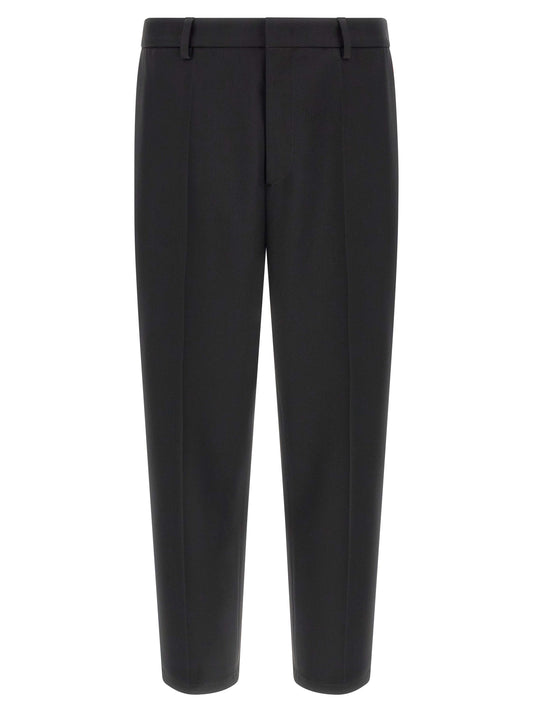Black Polyester Dress Pants