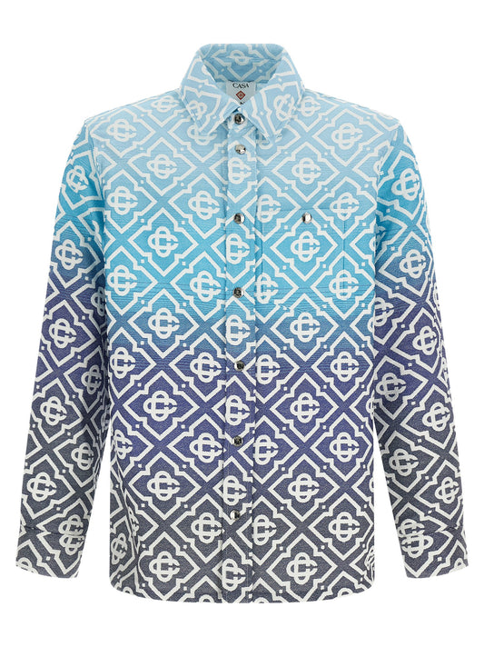 Blue Cotton Shell Jacket