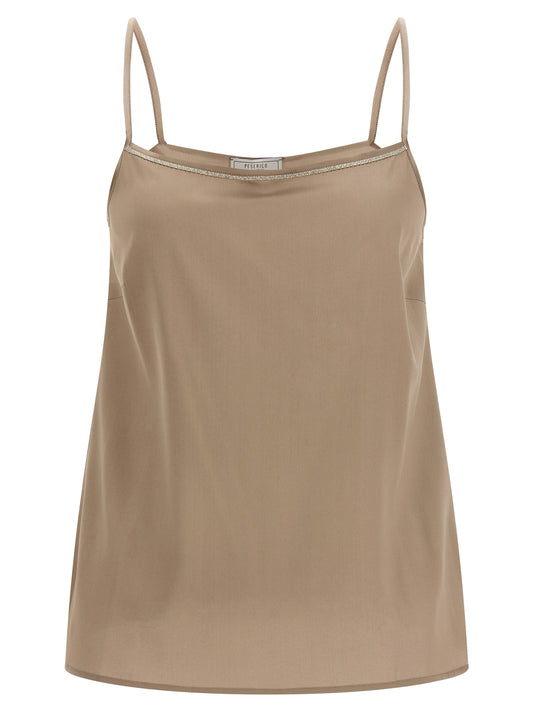 Brown Silk Blouse