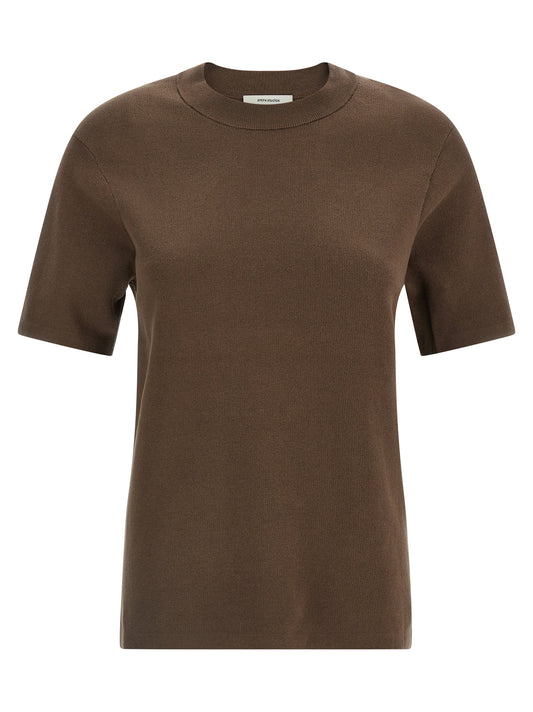 Brown Cotton T-Shirt