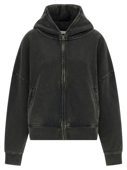Gray Cotton Hoodie