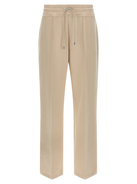 Beige Cotton Joggers (Workout Pants)
