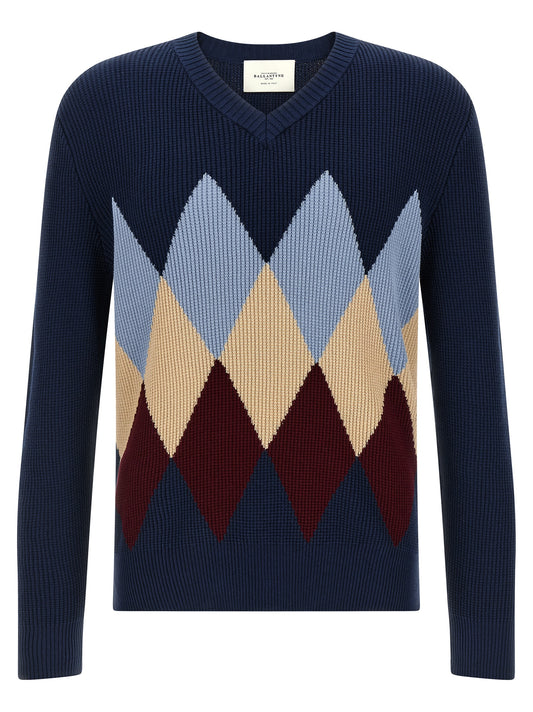 Blue Cotton Cardigan