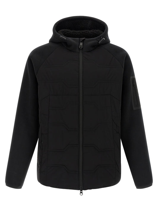 Black Polyester Shell Jacket