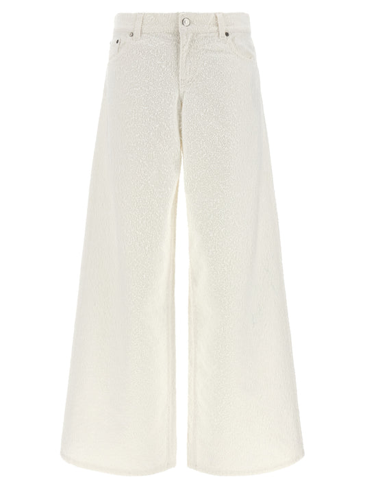 White Cotton Jeans Denim