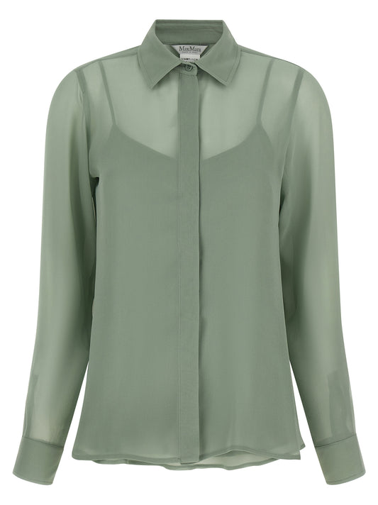 Bicolor Silk Blouse