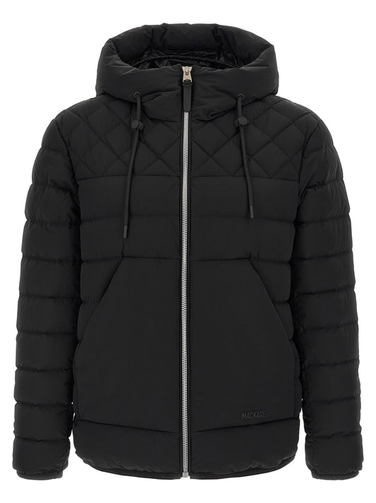 Black Nylon Full-Length Jacket