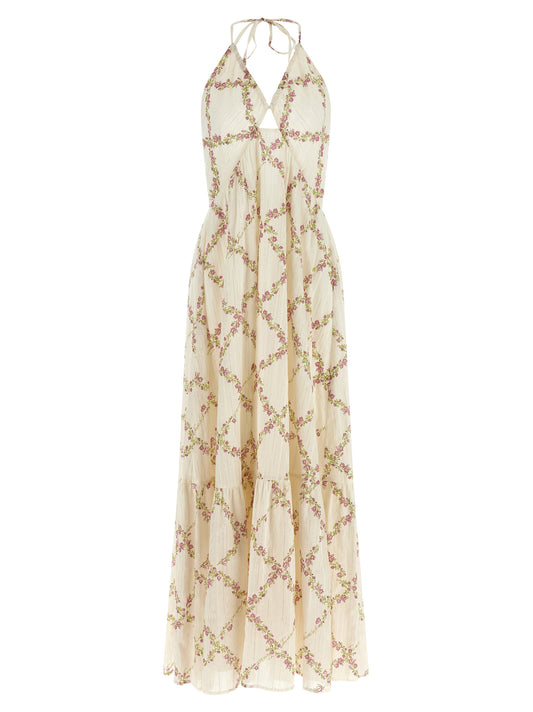 White Cotton Long Dress
