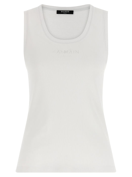 White Cotton Tank Tops