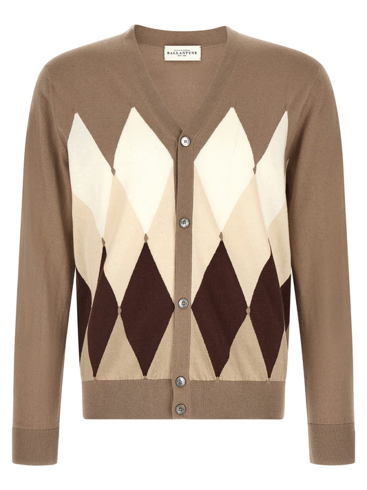 Brown Cotton Cardigan