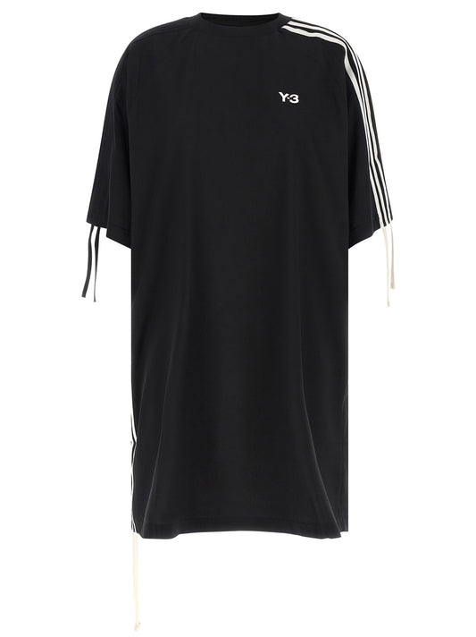 Black Polyester Short Dress