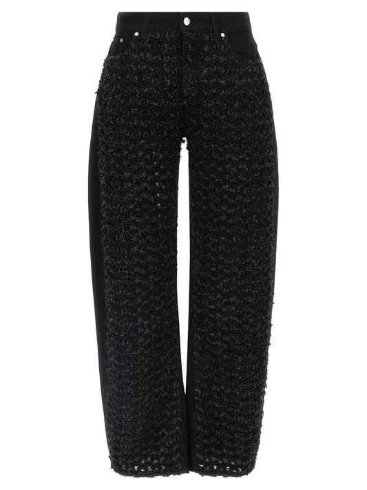 Black Cotton Jeans Denim