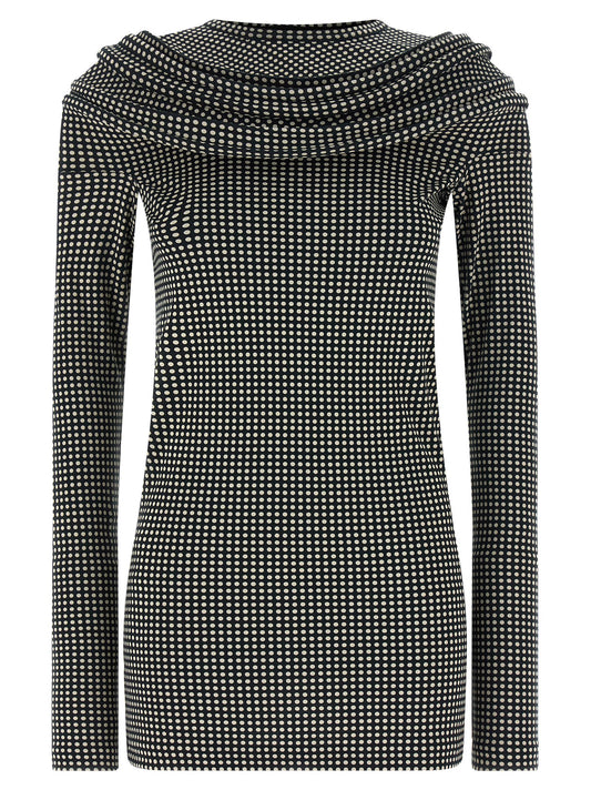Bicolor Cotton Short Dress