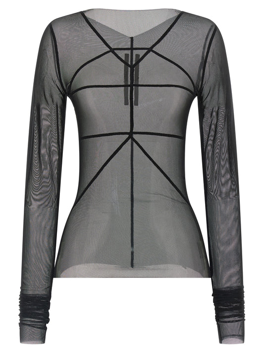 Black Nylon Cardigan