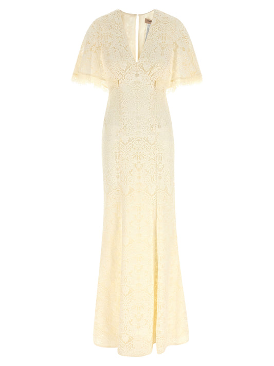 White Cotton Long Dress