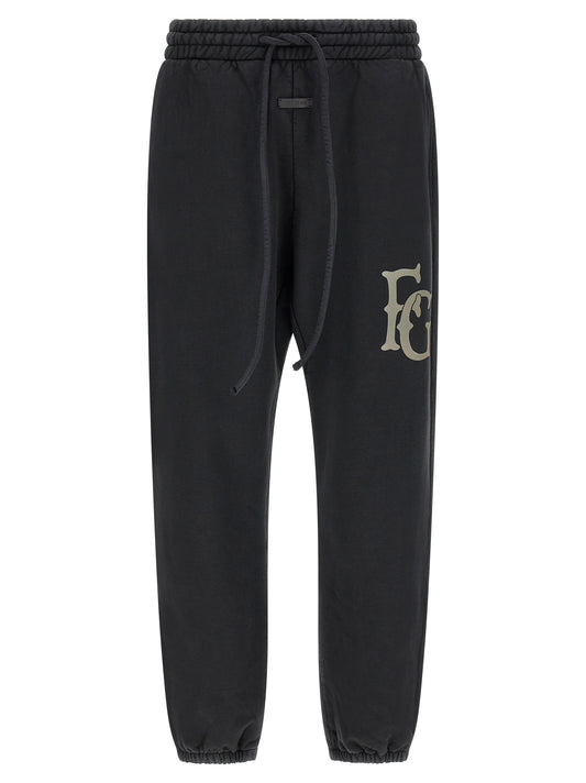 Black Cotton Joggers (Workout Pants)