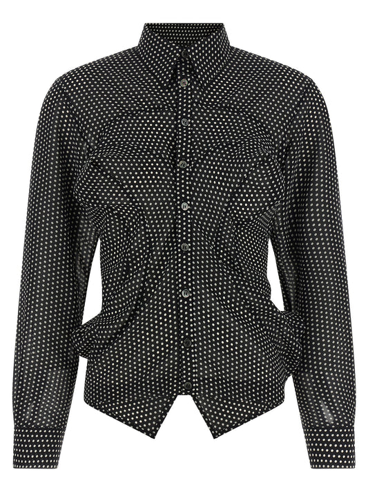Bicolor Polyester Blouse