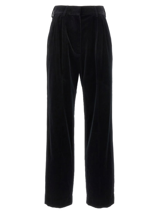 Black Cotton Dress Pants
