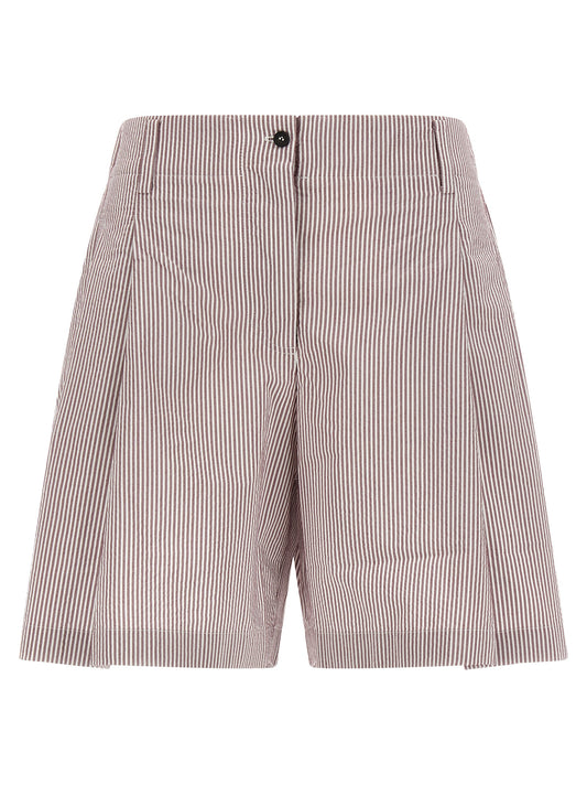 Multicolor Cotton Bermuda Shorts