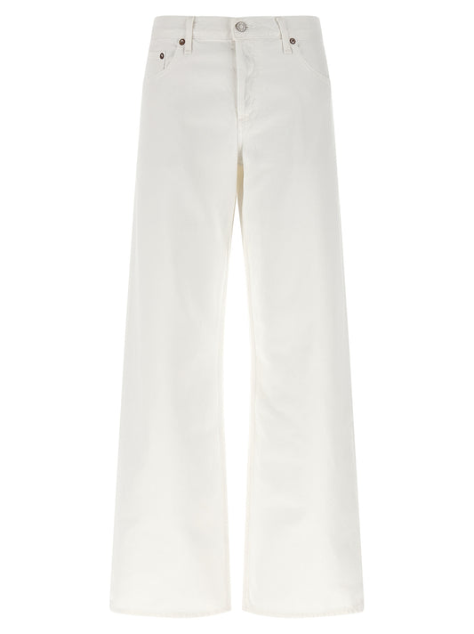 White Cotton Jeans Denim