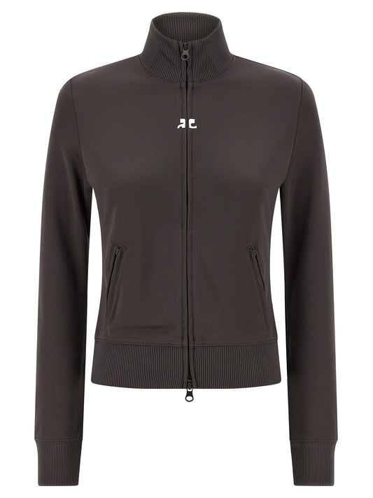 Gray Polyester Sweatshirt