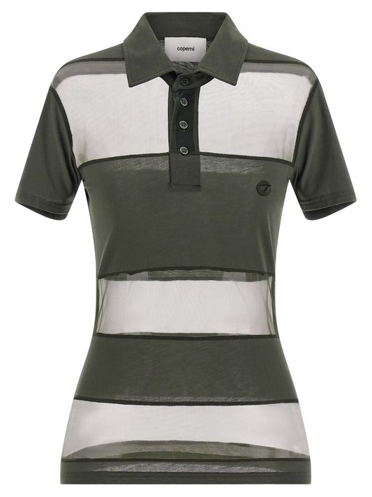 Bicolor Cotton Polo Shirt
