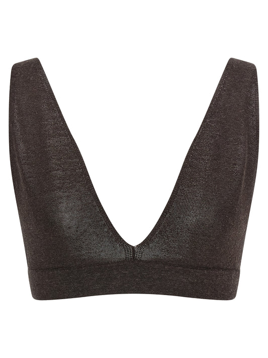 Brown Viscose Bra