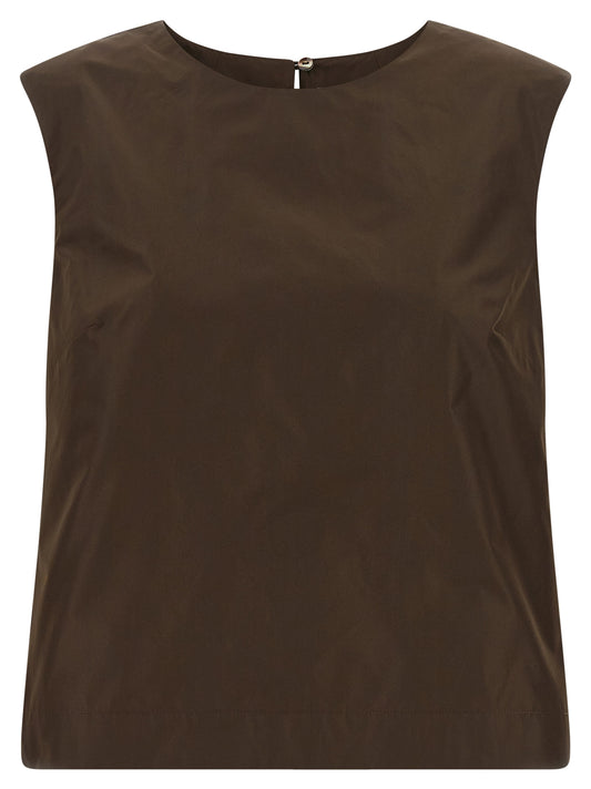 Brown Polyester Shirt
