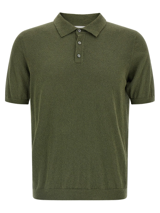 Bicolor Cotton Polo Shirt