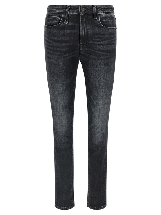 Black Cotton Jeans Denim
